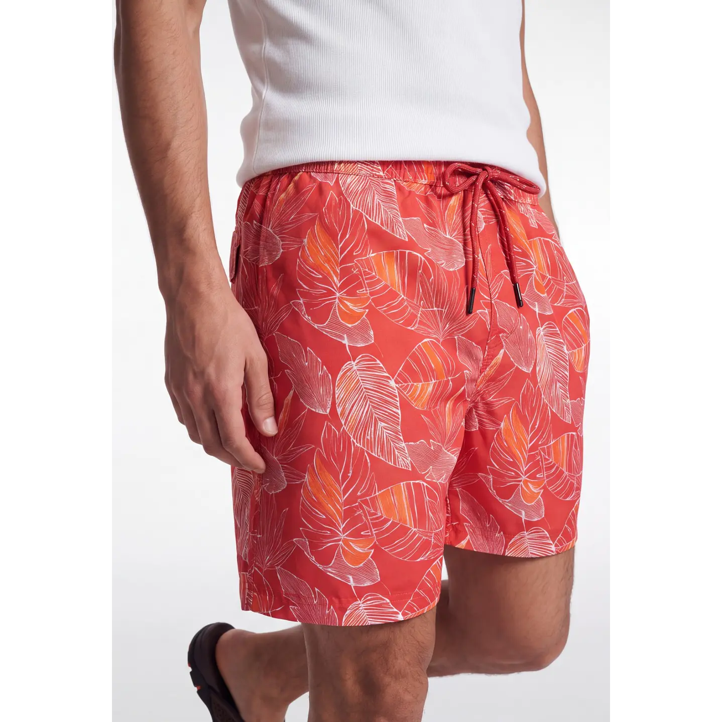 Traje De Baño Hombre Rojo 4