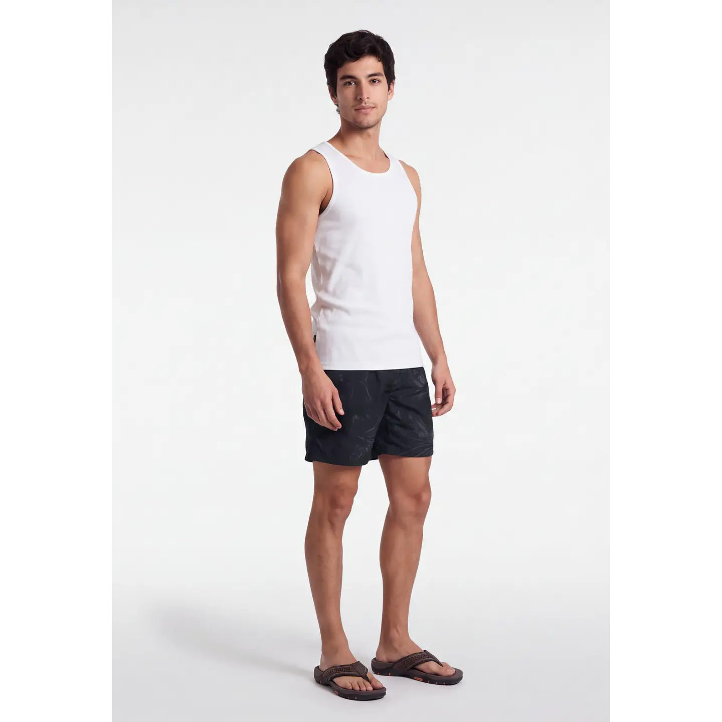 Traje De Baño Hombre Negro 3