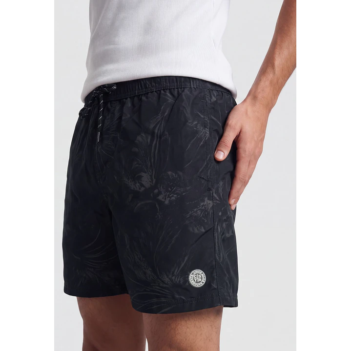 Traje De Baño Hombre Negro 4