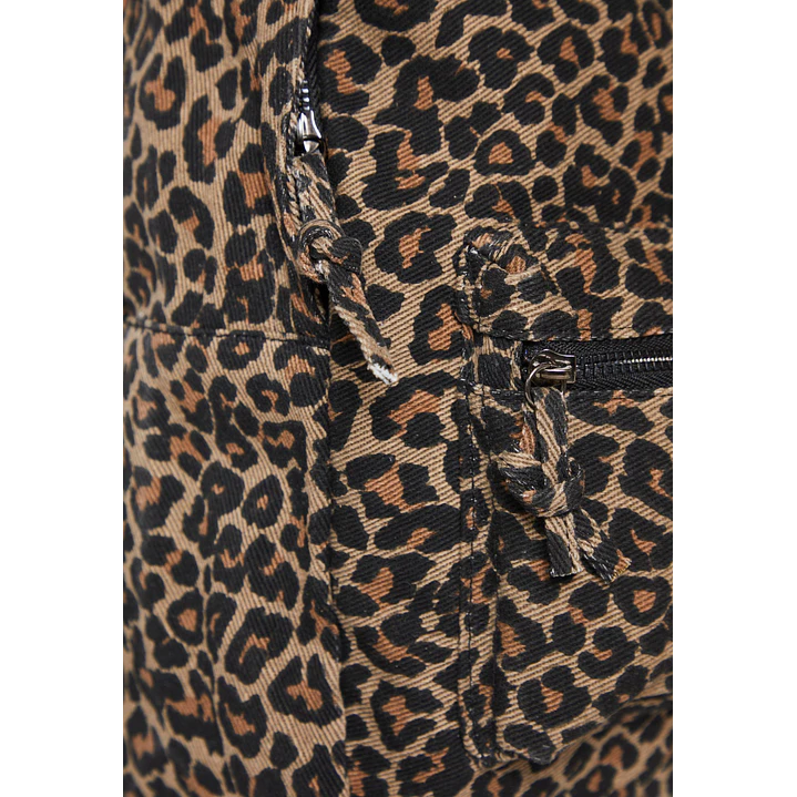 Mochila Animal Print Mujer Beige 3