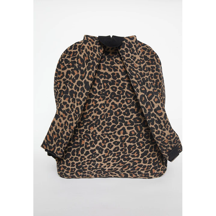 Mochila Animal Print Mujer Beige 2