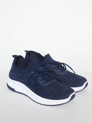 Zapatilla Sock sneakers Hombre Azul