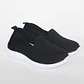 Zapatilla Slip-On Mujer Negro - Miniatura 1
