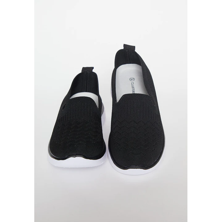 Zapatilla Slip-On Mujer Negro 2