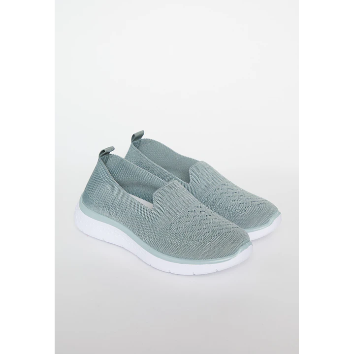 Zapatilla Slip-On Mujer Verde 1