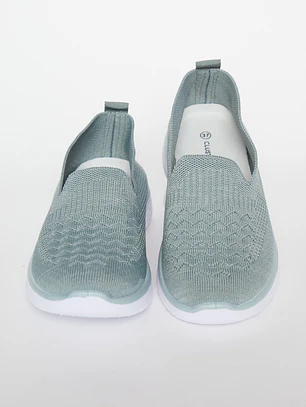 Zapatilla Slip-On Mujer Verde