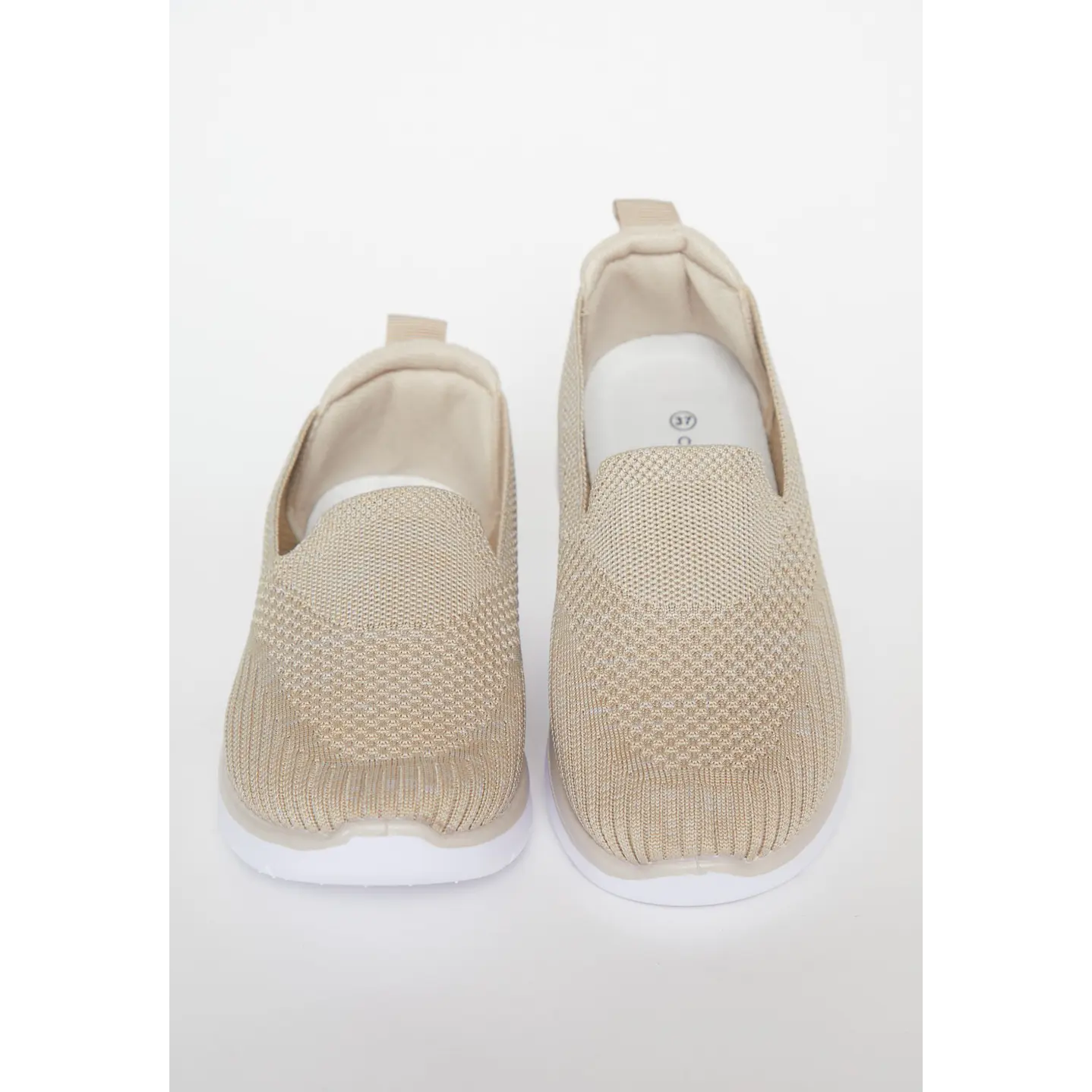 Zapatilla Slip-On Mujer Beige 2
