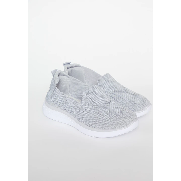 Zapatilla Slip-On Mujer Gris 1