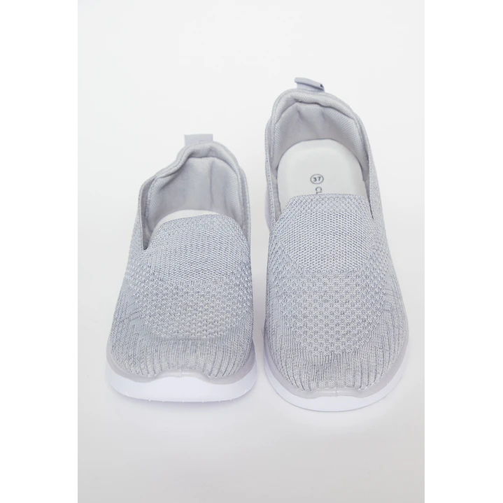 Zapatilla Slip-On Mujer Gris 2