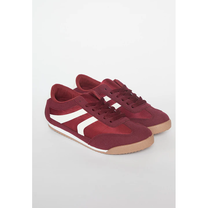 Zapatilla Urbana Mujer Burdeo 1