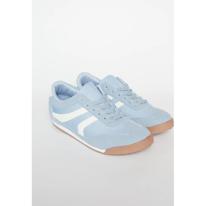 Zapatilla Urbana Mujer Celeste 1