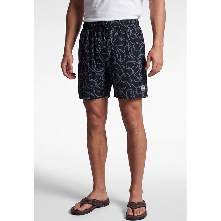 Traje De Baño Urbano Hombre Azul 1
