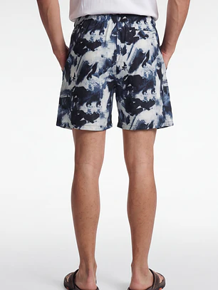 Traje De Baño Urbano Hombre Celeste