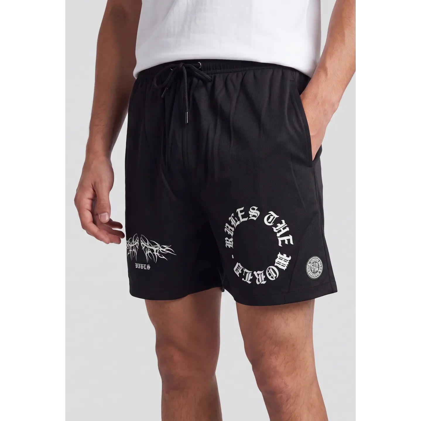 Traje De Baño Urbano Hombre Negro 4