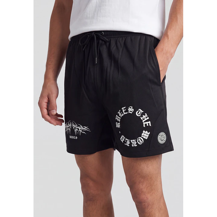 Traje De Baño Urbano Hombre Negro 4