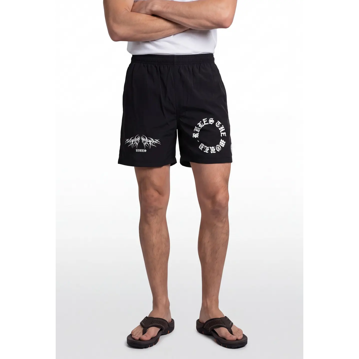Traje De Baño Urbano Hombre Negro 1