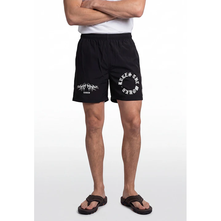 Traje De Baño Urbano Hombre Negro 1