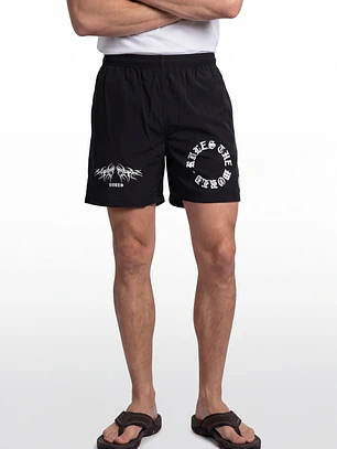 Traje De Baño Urbano Hombre Negro
