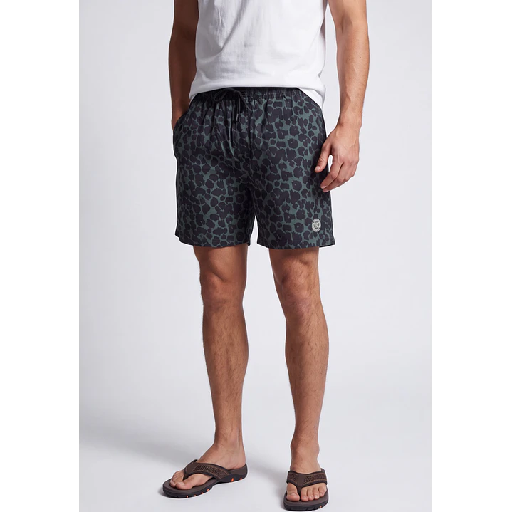 Traje De Baño Urbano Hombre Verde 1