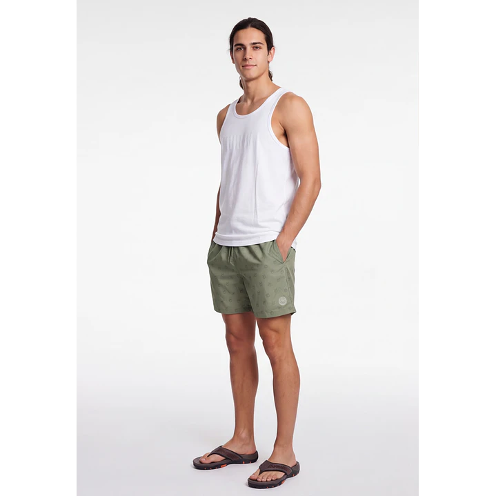 Traje De Baño Hombre Verde 3