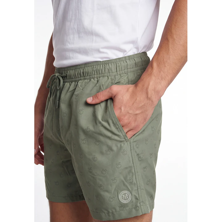 Traje De Baño Hombre Verde 4