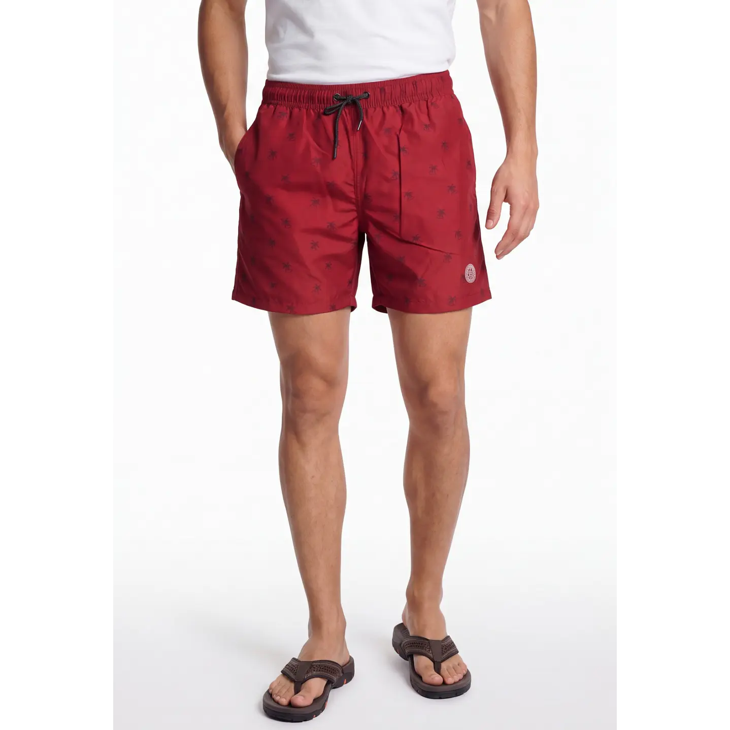 Traje De Baño  Hombre Rojo 1
