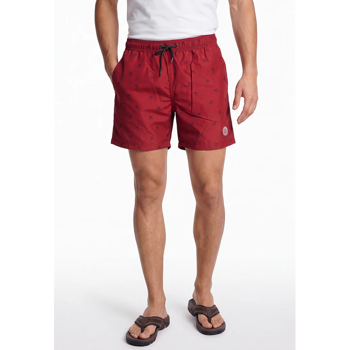 Traje De Baño  Hombre Rojo 1