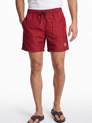Traje De Baño  Hombre Rojo
