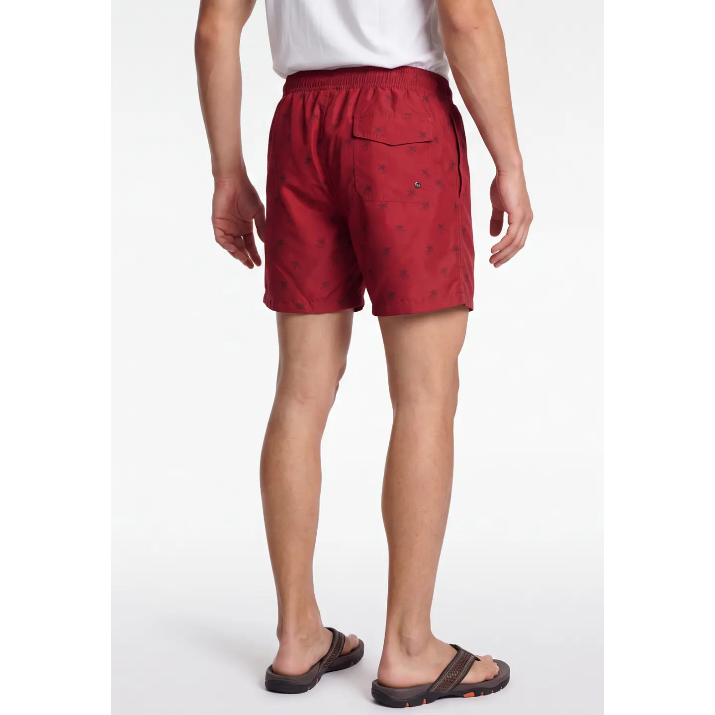 Traje De Baño  Hombre Rojo 2