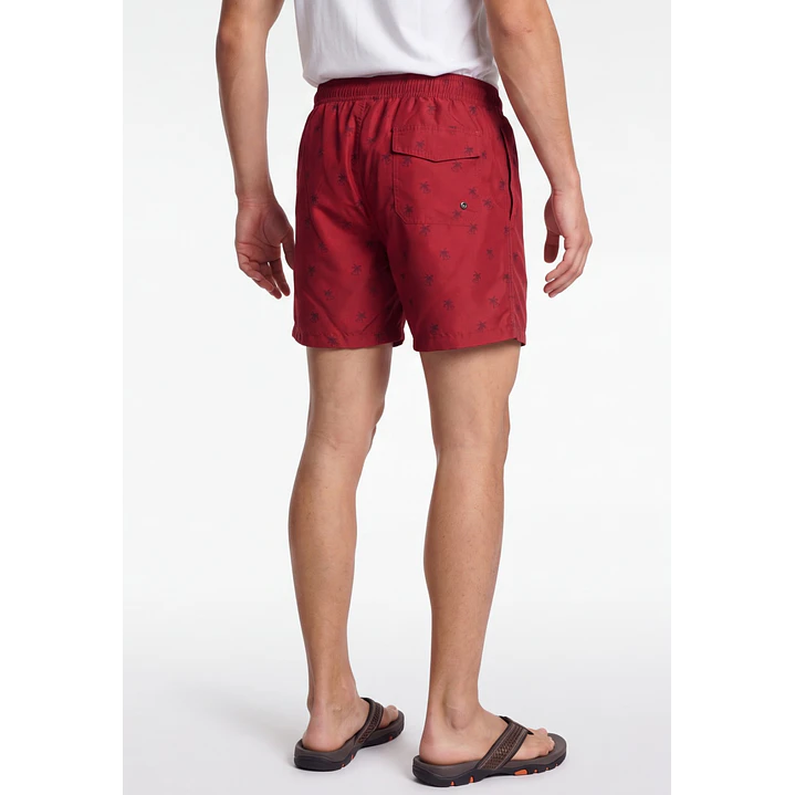 Traje De Baño  Hombre Rojo 2