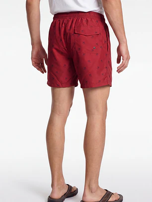 Traje De Baño  Hombre Rojo