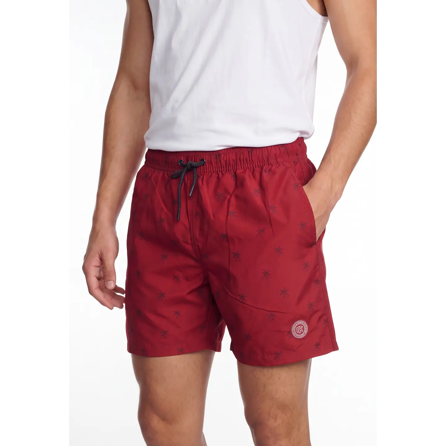 Traje De Baño  Hombre Rojo 4