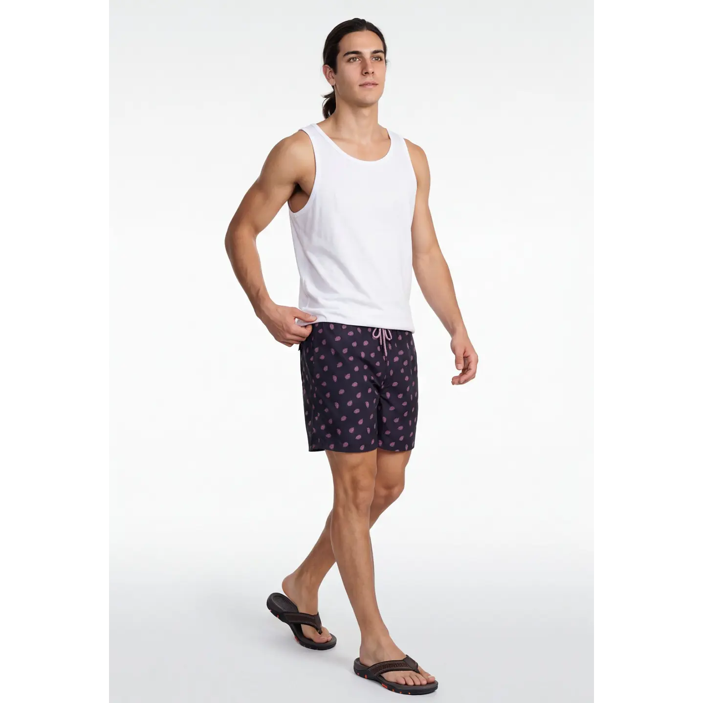 Traje De Baño Hombre Negro 3