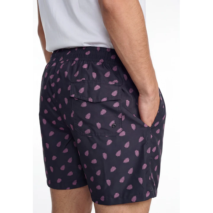 Traje De Baño Hombre Negro 4