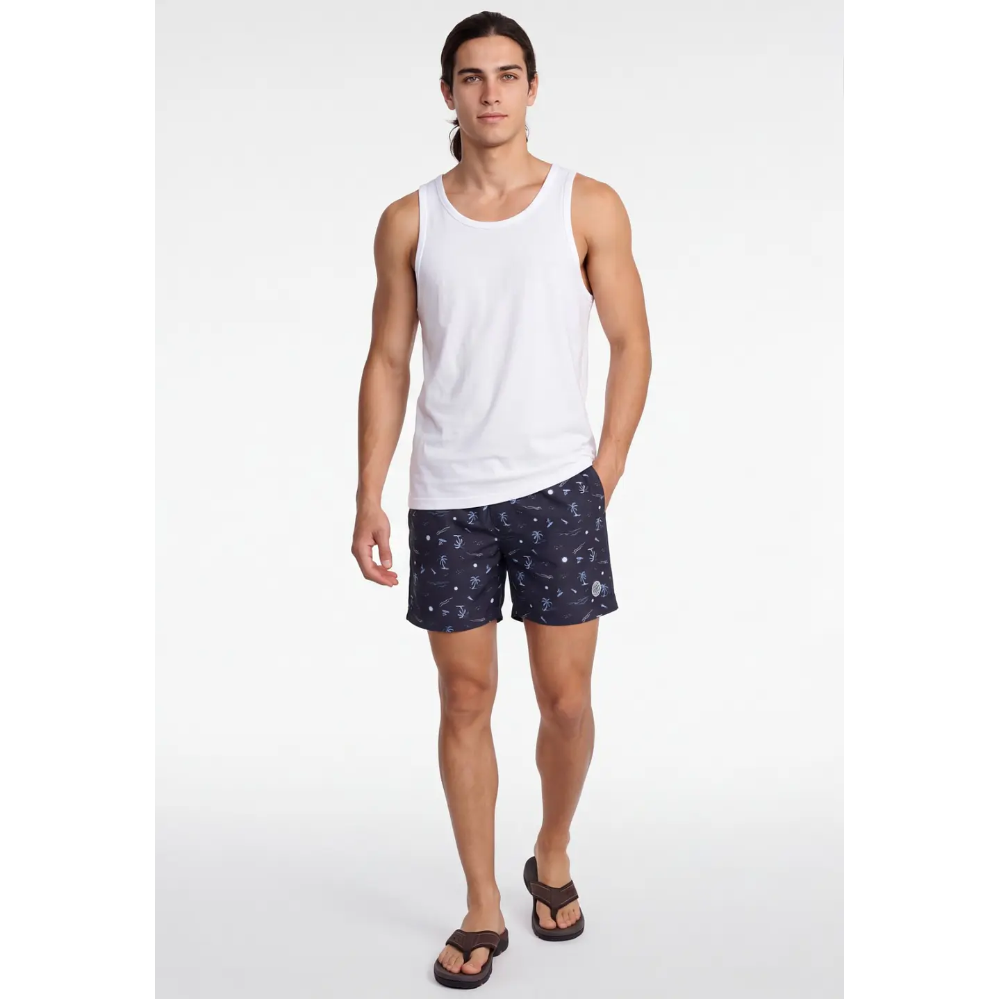 Traje De Baño Hombre Acero 3
