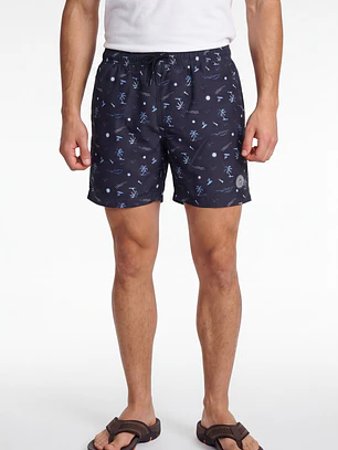 Traje De Baño Hombre Acero