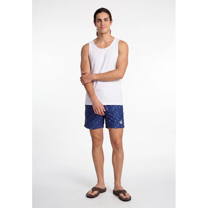 Traje De Baño Hombre Azul 3
