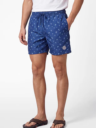Traje De Baño Hombre Azul