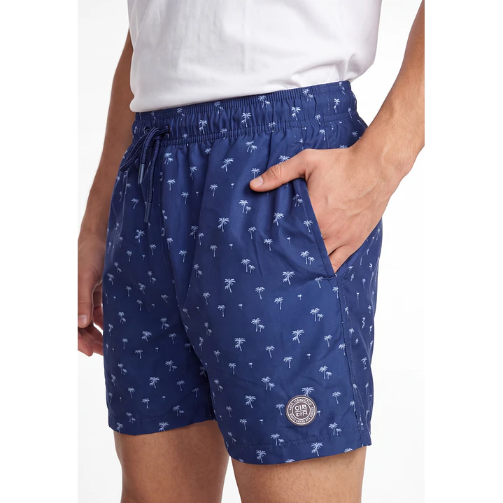 Traje De Baño Hombre Azul 4