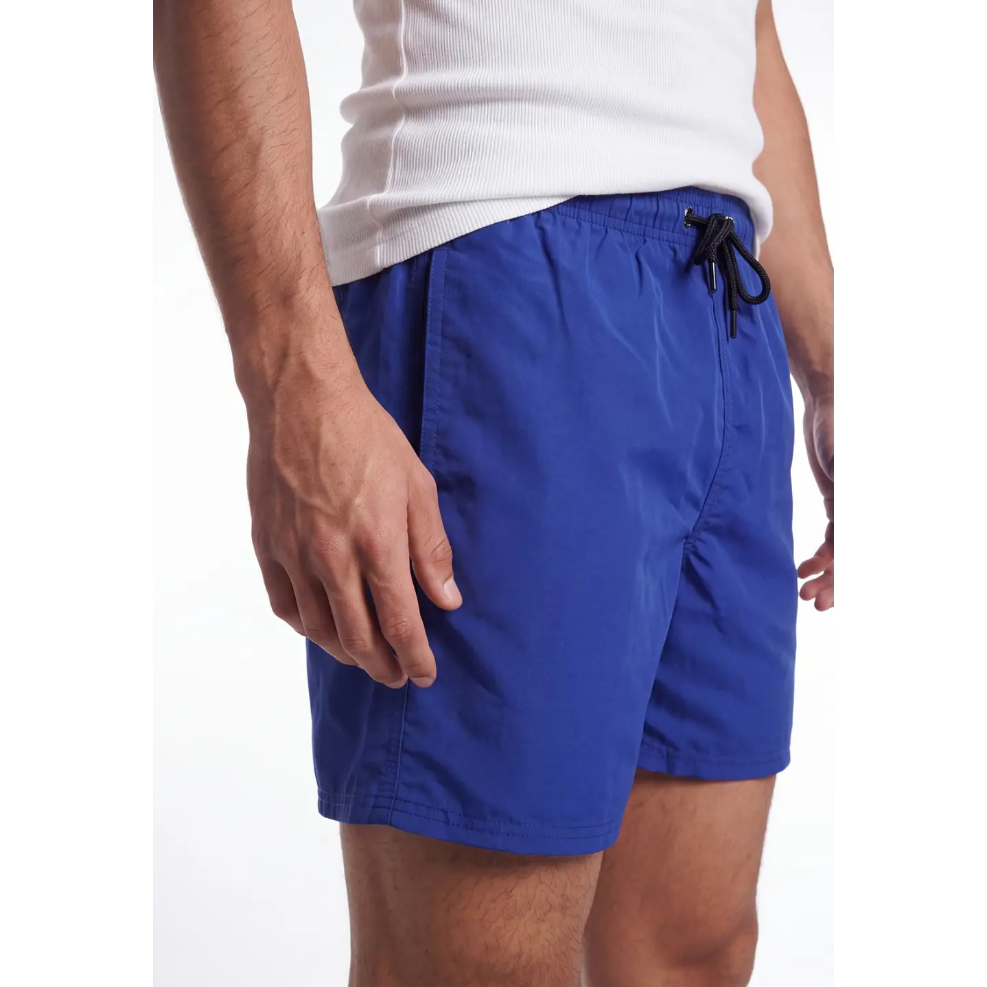 Traje De Baño Clasico Hombre Azulino 4