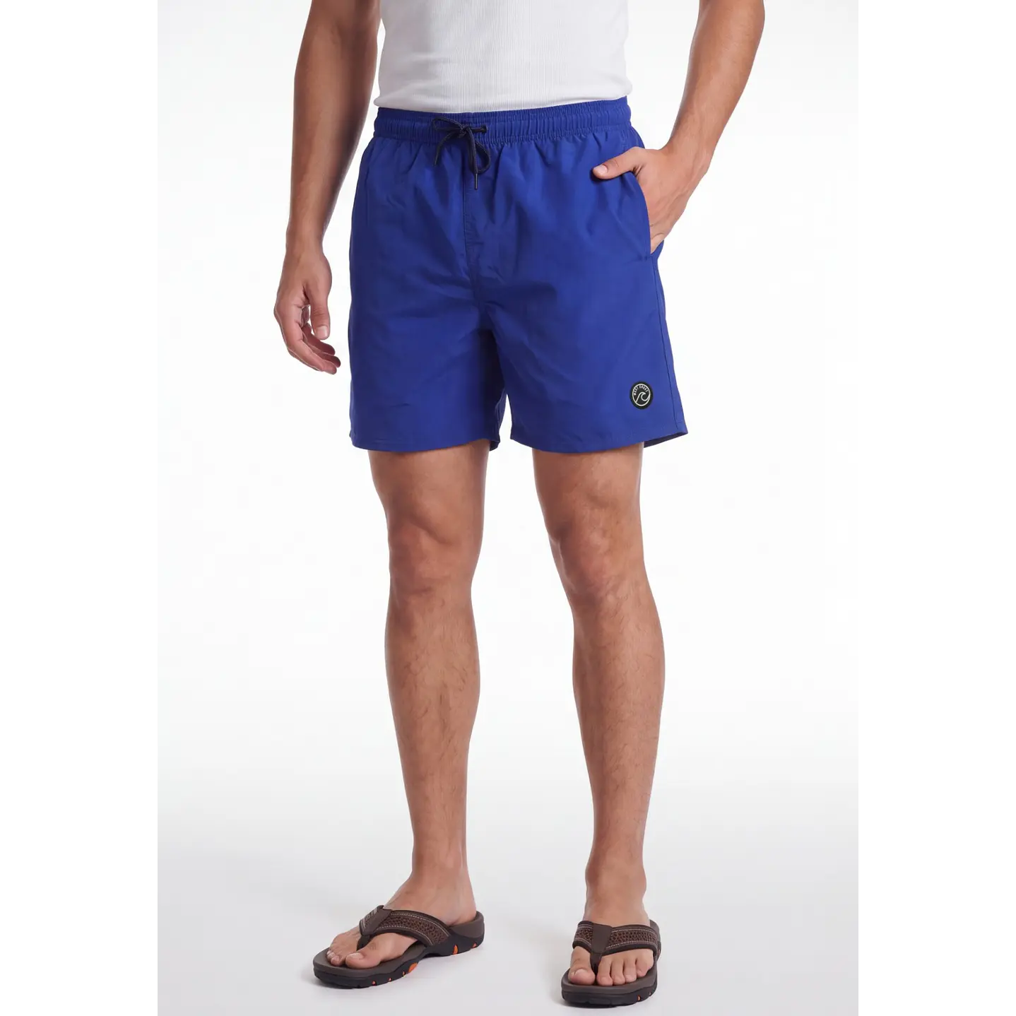 Traje De Baño Clasico Hombre Azulino 1