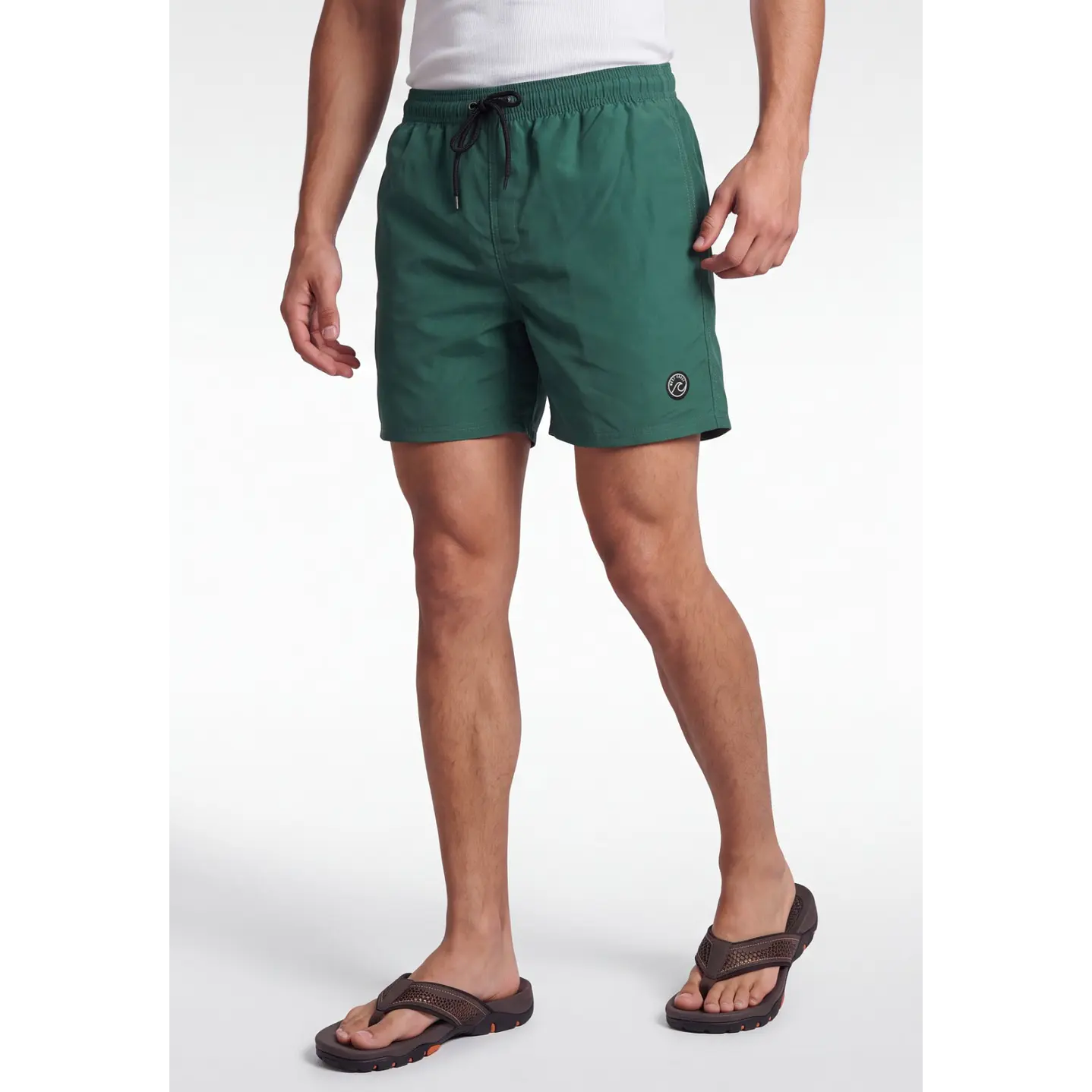 Traje De Baño Clásico Hombre Verde 1