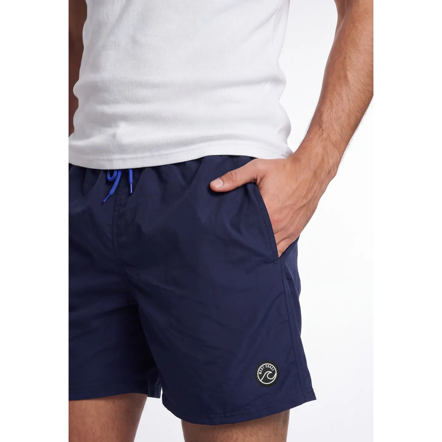 Traje De Baño Clásico Hombre Azul 4