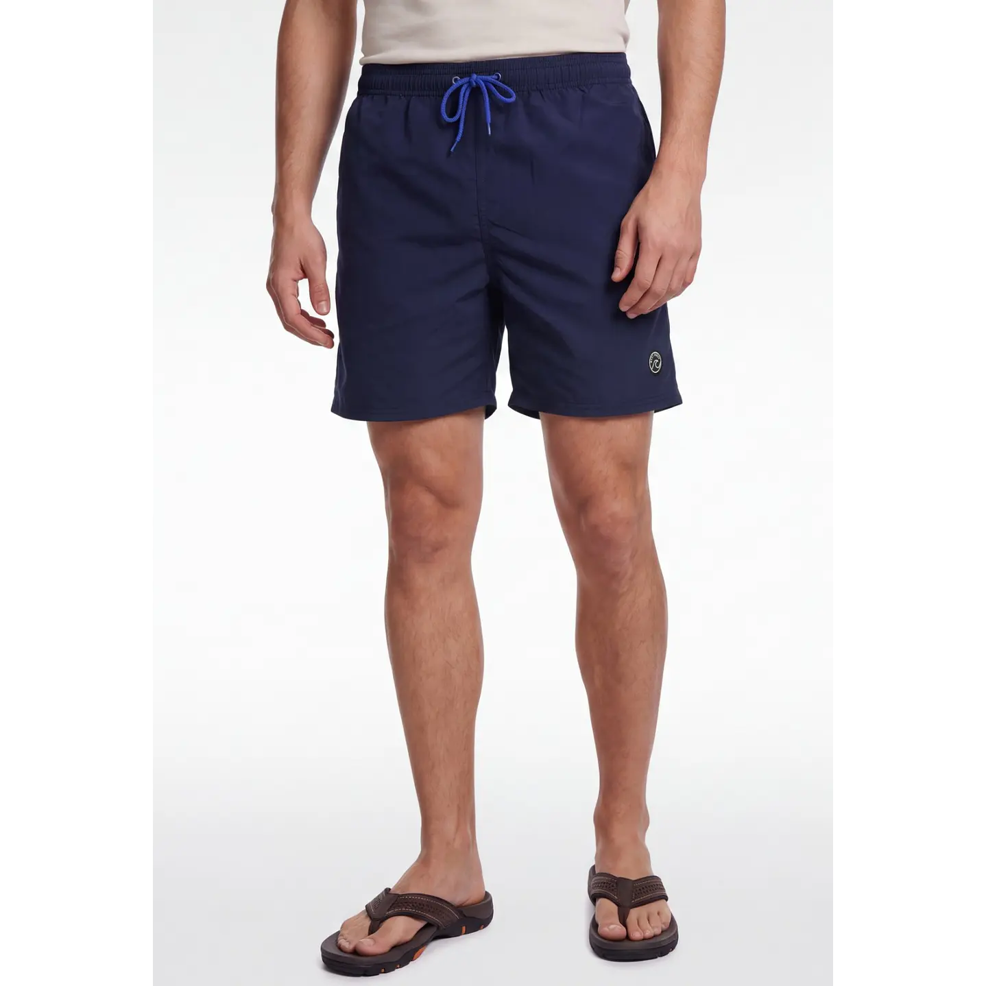Traje De Baño Clásico Hombre Azul 1