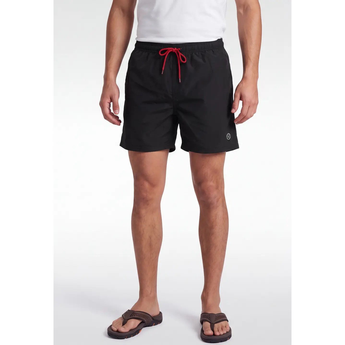 Traje De Baño Clásico Hombre Negro 1