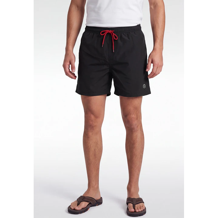 Traje De Baño Clásico Hombre Negro 1