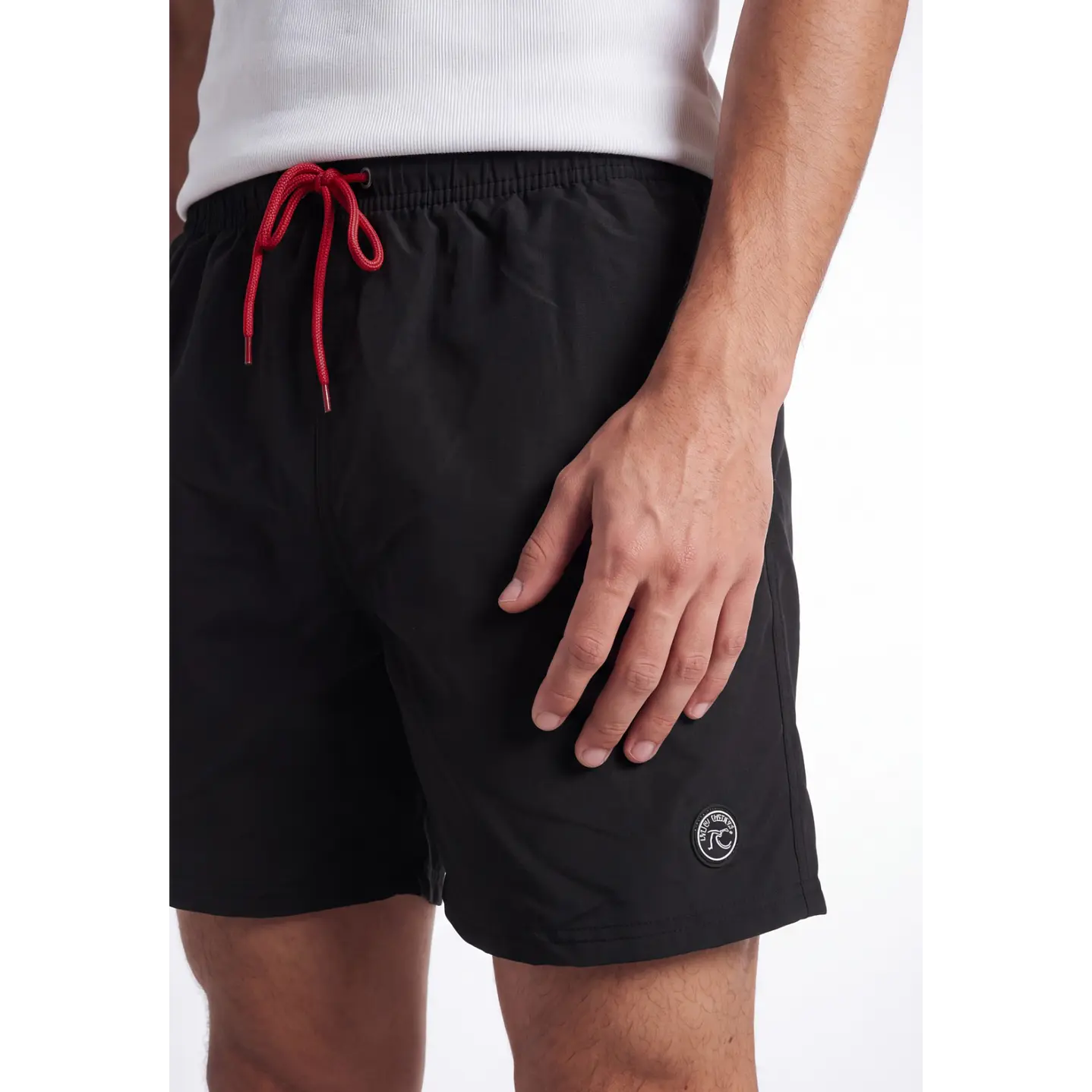 Traje De Baño Clásico Hombre Negro 4
