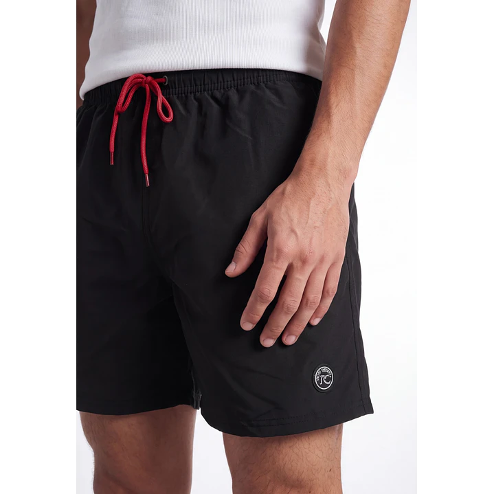 Traje De Baño Clásico Hombre Negro 4