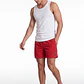 Traje De Baño Clásico Hombre Rojo - Miniatura 3