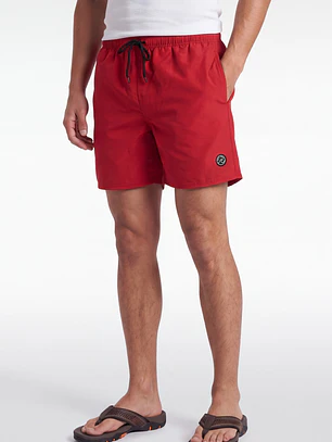 Traje De Baño Clásico Hombre Rojo